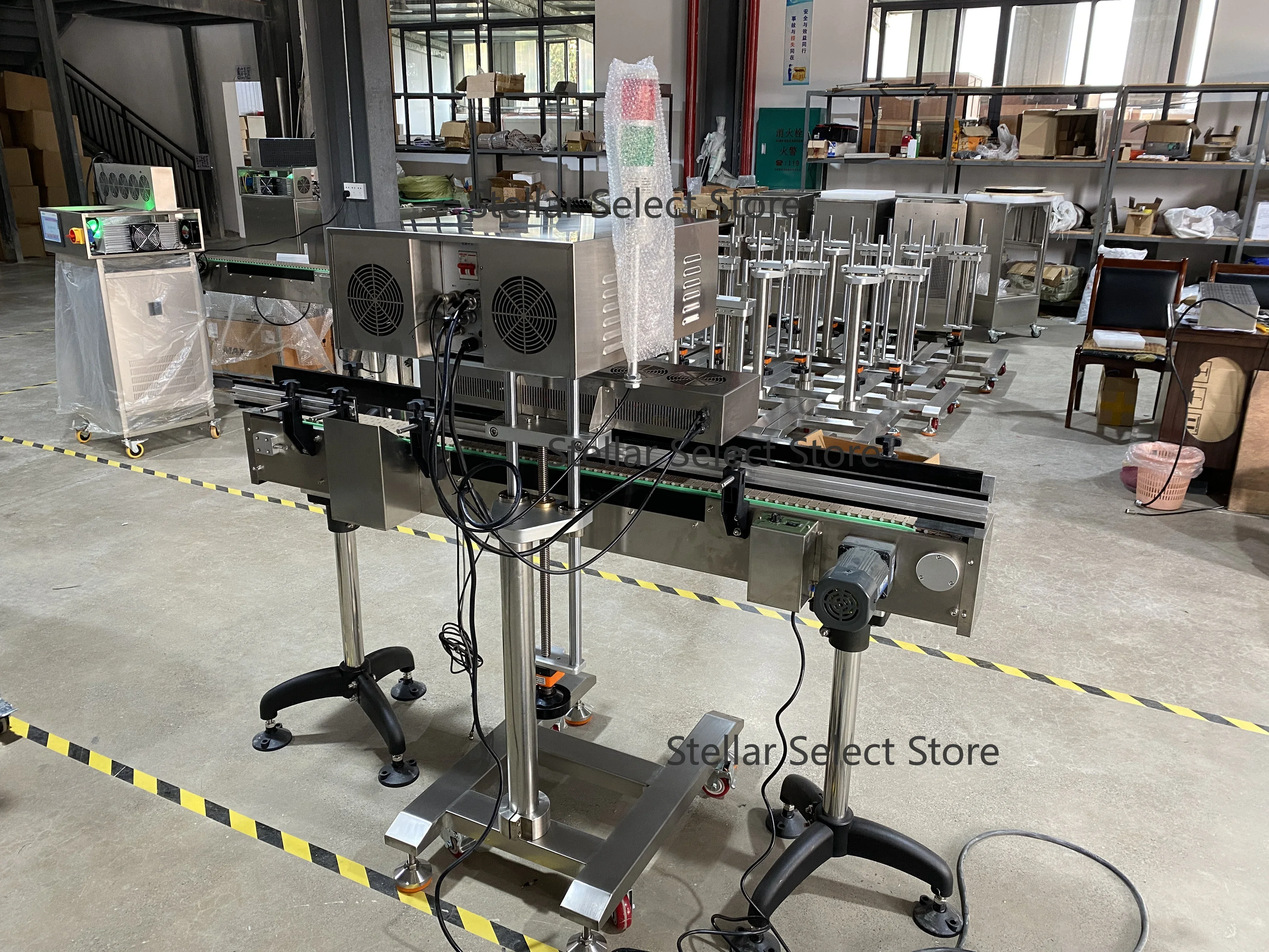 SR-3000A PLUS Seal Liner Heat Induction Sealer High Speed Aluminium Foil  Bottle Cap Seal Machine