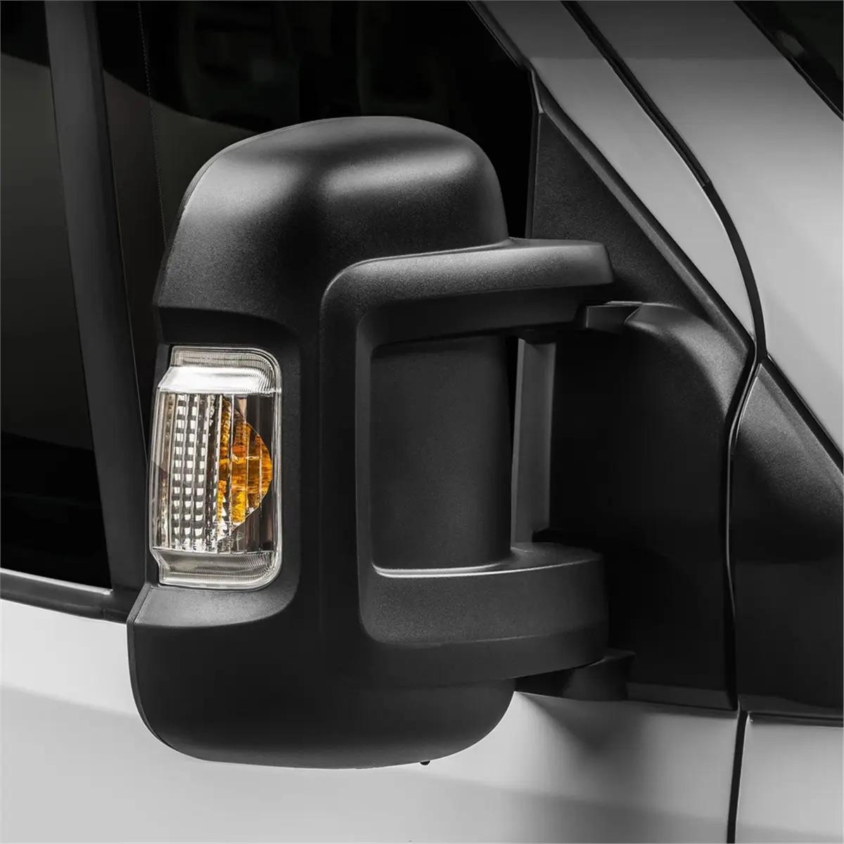 11-Car Rearview Mirror Cover Protective for Peugeot Boxer Fiat Ducato 2006-2019 Reversing Mirror Cover Accessories (Right)