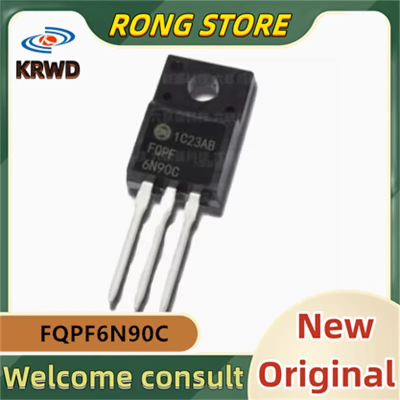 

(10 шт.) новый и оригинальный чип IC FQPF6N90C 6N90C 6A/900 В TO-220F