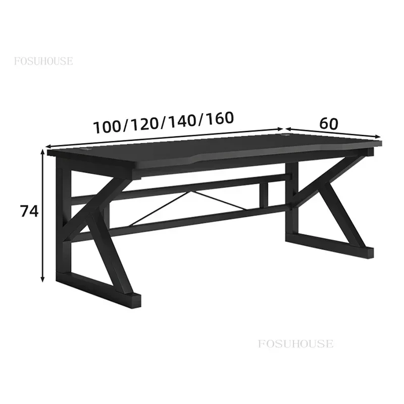 Scrivanie per computer desktop moderne Internet Cafe Tavolo per e-sport Tavolo da scrittura per studenti moderno e semplice Scrivania per camera da
