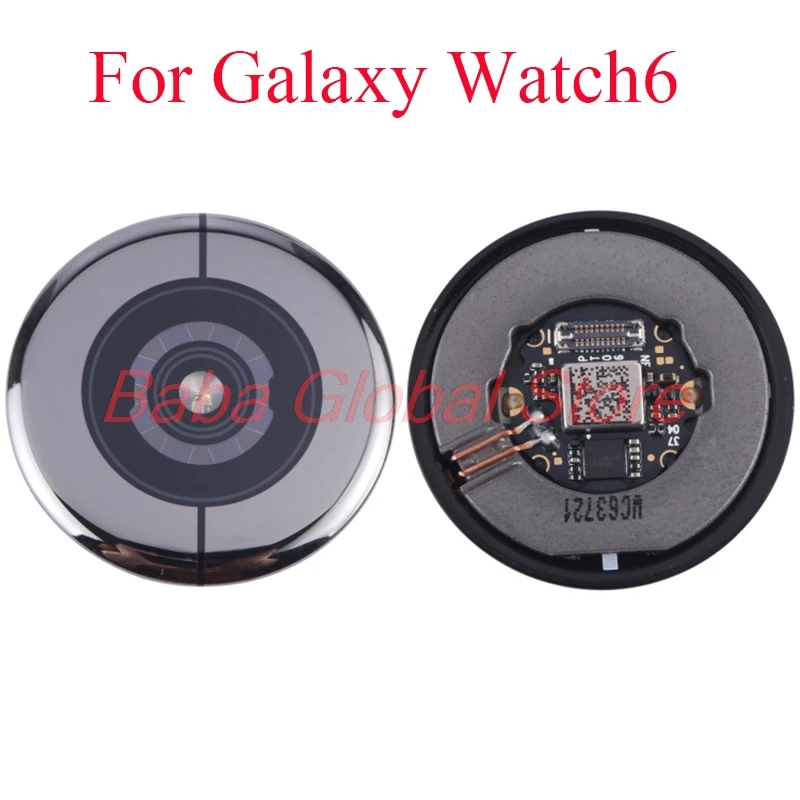 Back Glass Lens Cover For Samsung Galaxy Watch6 40mm 44mm R930 R940 Housing Battery Cover Glass Lens Replace