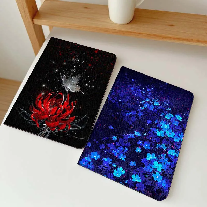 

Red Spider Lily Butterfly Gift Tablet Case For Apple iPad Air Pro mini 1 2 3 4 5 6 7 8 9 11 M2 M3 M5 M4 5th 6th 7th 10th 11th
