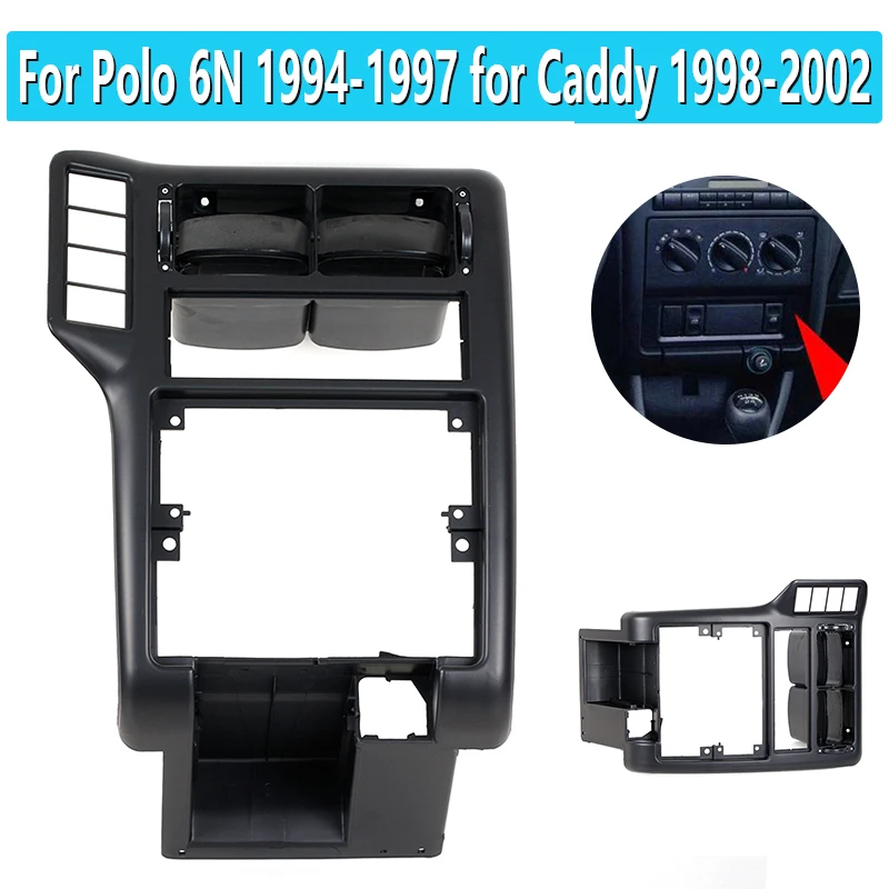 Inner Center Console Dash AC Air Vent Grille For VW Polo 6N 1994-1997 Caddy 1998-2002 Vento 1995-1999 6N1858069A 6N1858071A