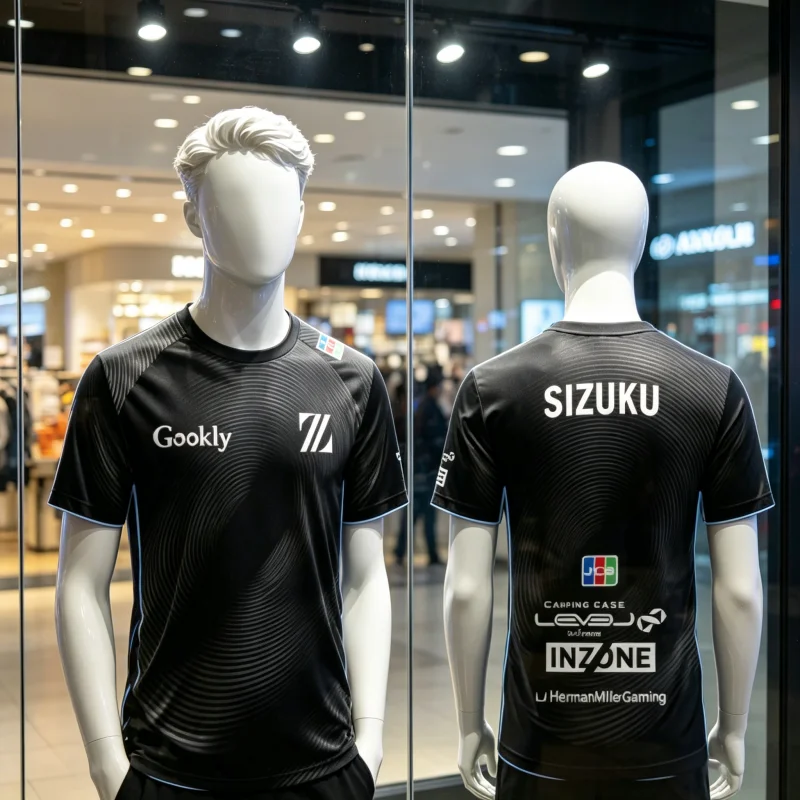 ZETA DIVISION Esports Team Uniforms Summer Breathable Quick-Drying T-Shirts for Gamers Men's and Women's Family Kids Tees
