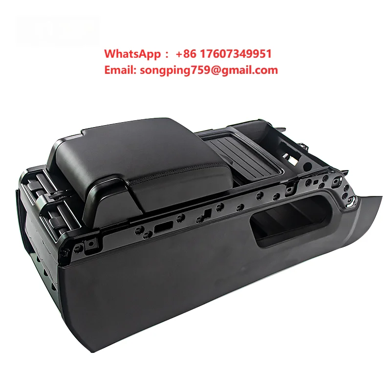 For High Quality Armrest Box for New Defender 110 90 20220-2024 Black Cup Holder Cubby Box