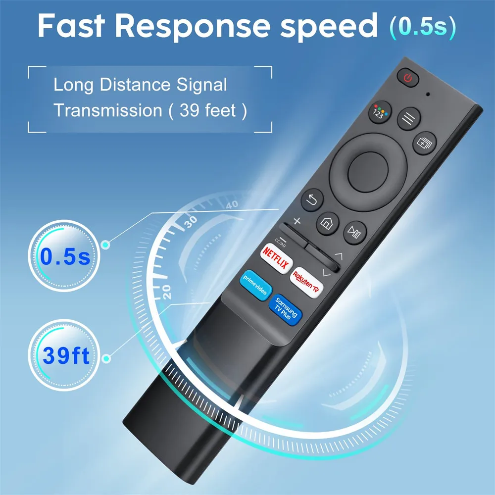 삼성 TV 교체용 리모컨 범용 원격 호환 프레임 Serif Crystal UHD Neo QLED OLED 4K 8K 스마트 TV