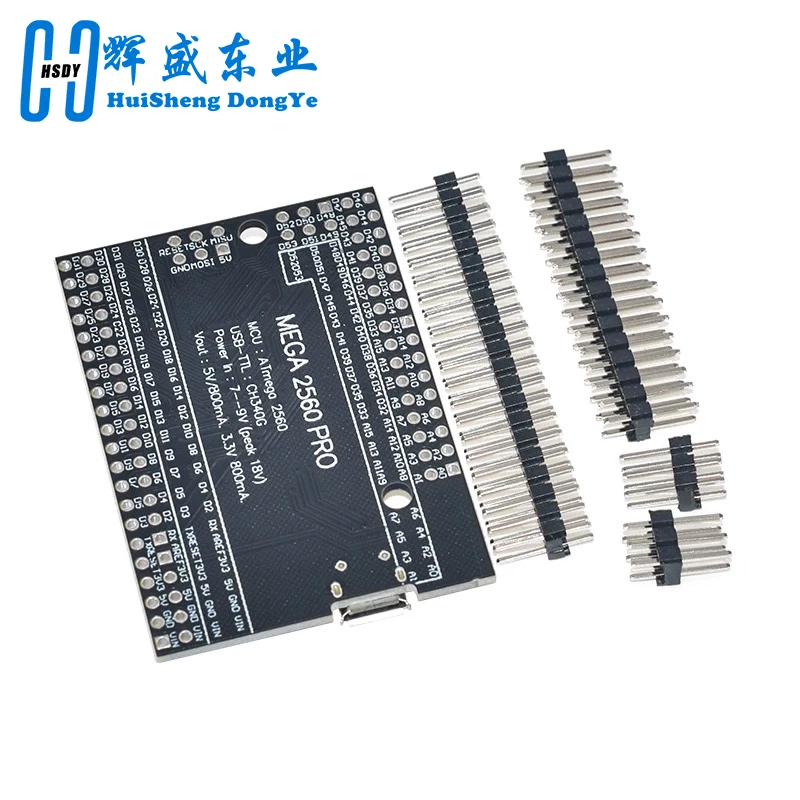 Mega 2560 PRO MINI Micro 5V (ฝัง) CH340G ATmega2560-16AU พร้อม pinheaders ชายสําหรับ arduino Mega