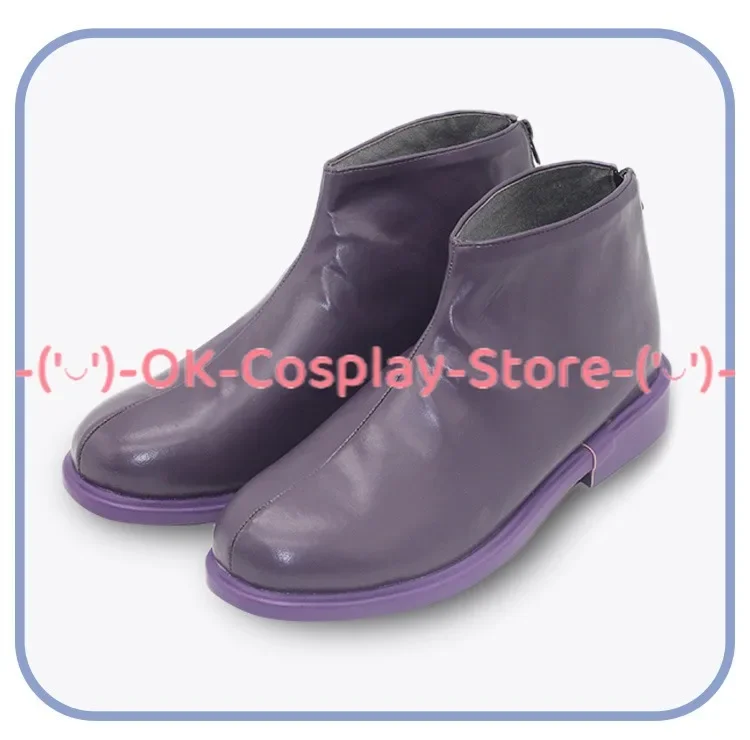 La+ Darknesss Cosplay Shoes Vtuber Cosplay Props Halloween Carnival Boots PU Shoes Custom Made