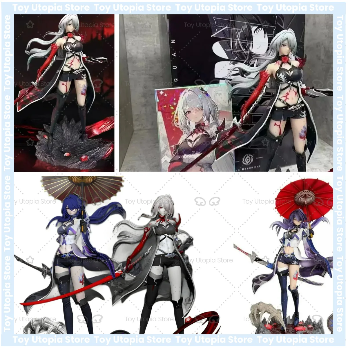 Figura de PVC de Acheron de Honkai Star Rail, escala 1/6, 36 cm, versión A y B, nueva en stock, serie de anime.