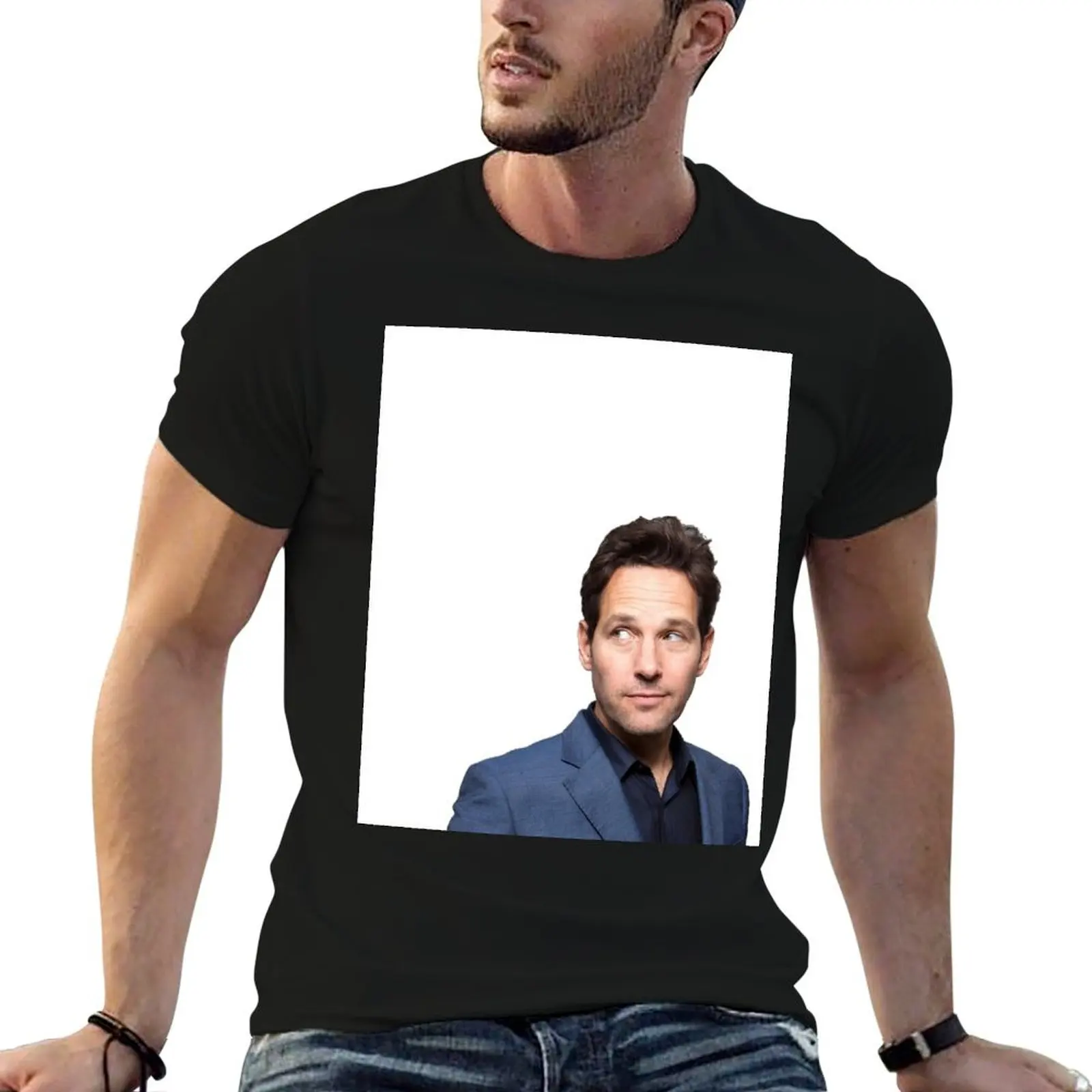 

Paul Rudd 2 T-Shirt t shirts for man cotton man t shirt heavy cotton T-Shirt
