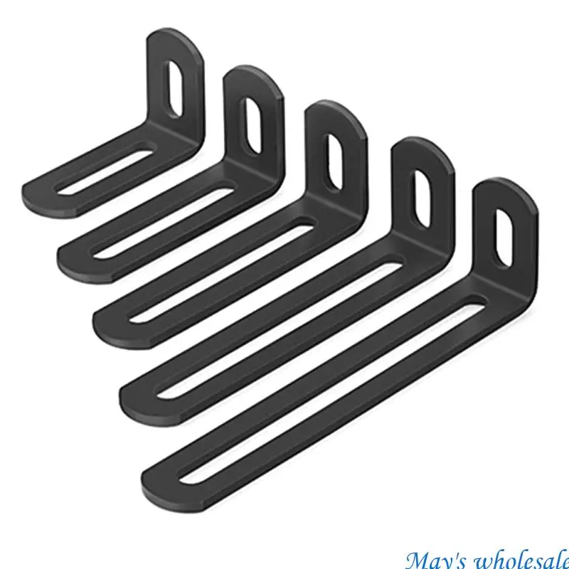 Heavy Type 90 Degree Right Angles Steel Brackets Durability Angles Brackets for Wall Shelves Cabinets Furniture Support