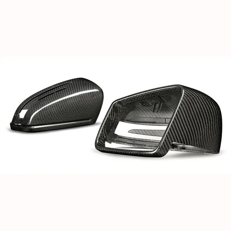 

W204 Style Carbon Fiber Fibre Side Mirrors Cover Caps Fit for Mercedes Benz a B C E S CLA CLS GLA K Ture Factory Fitment