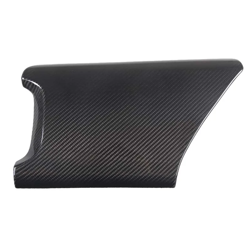 Real Carbon Fiber Car Center Console Armrest Box Panel Protection Cover Trim For Corvette C8 Stingray Z51 Z06 2020-2024