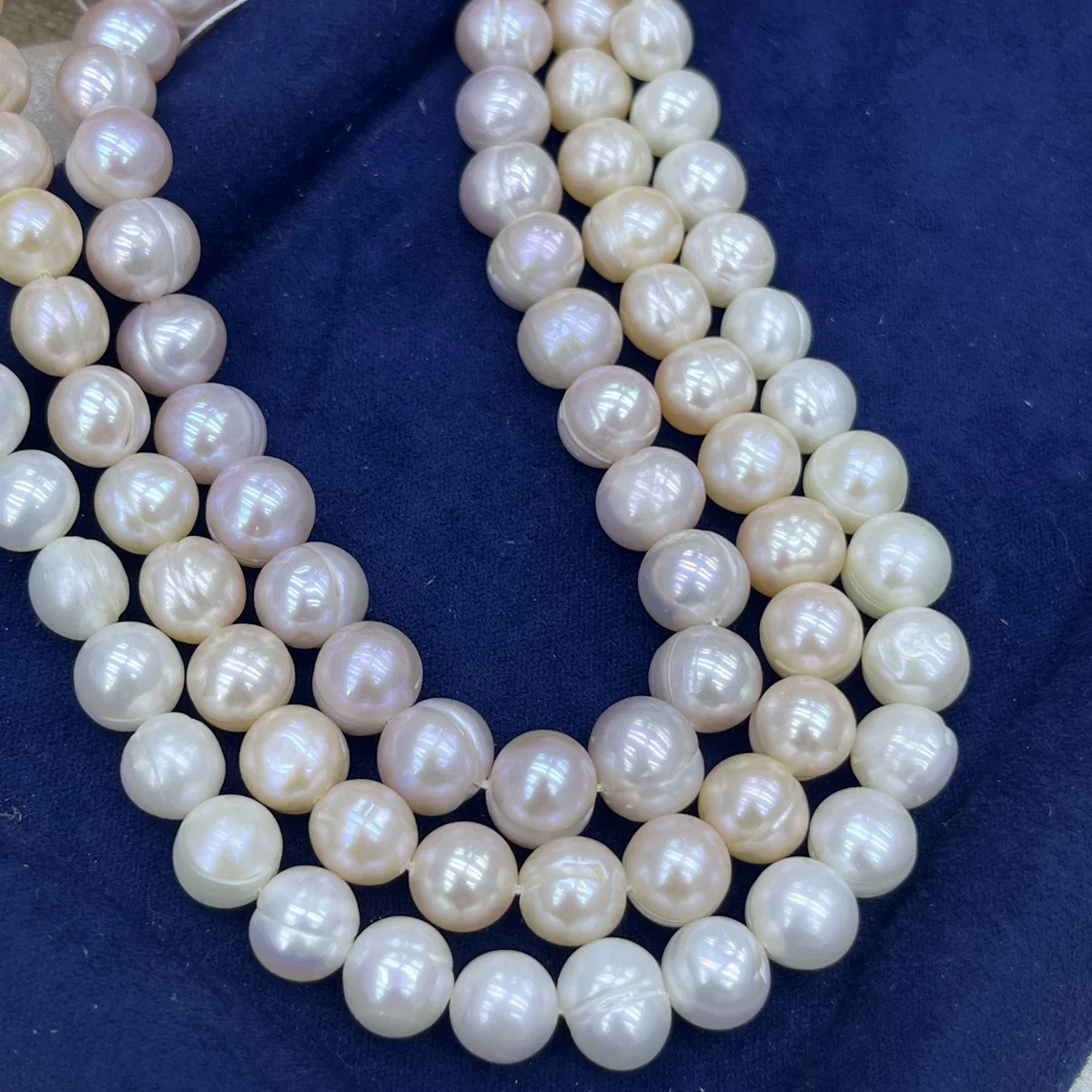 

Natural Freshwater Pearl Round Orange Purple Bead Isolate 9*10mm Bead Jewelry Make DIY Necklace Bracelet Accessories Wedding