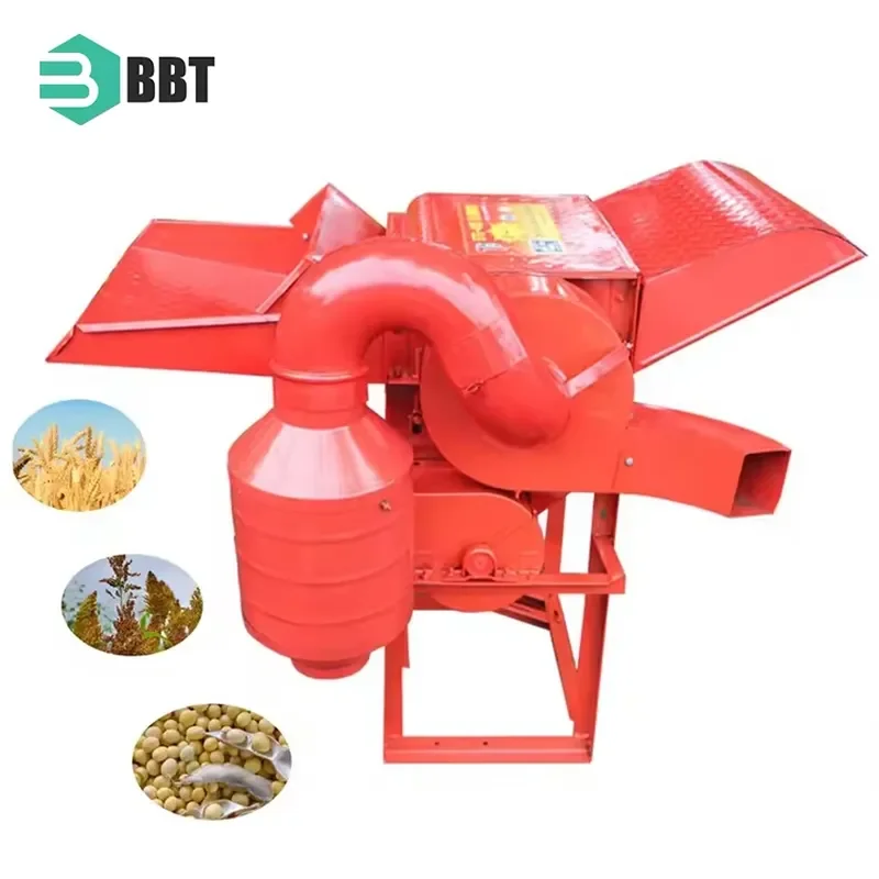 Industrial Wheat Thresher Grain Paddy Oat Pepper Lentils Sunflower Green Bean Thresher