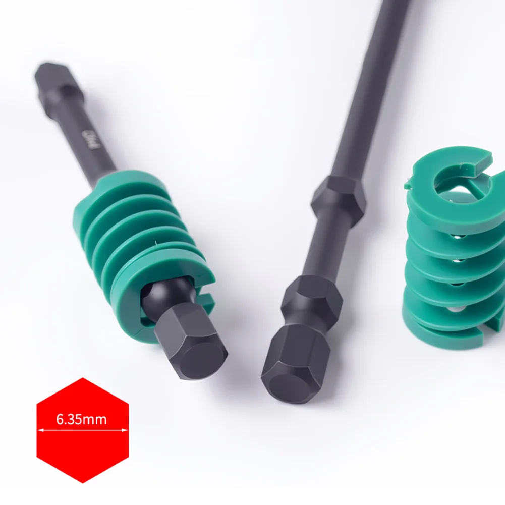 65-110mm Screwdriver Bits Strong Magnetic With Spring Shock Absorption, Non-Slip Grip For Electric Or Manual Use