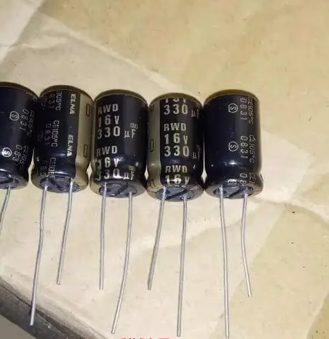 

30pcs/lot Japan original ELNA 16V 330UF copper foot RWD fever audio electrolytic capacitor 10X16 free shipping