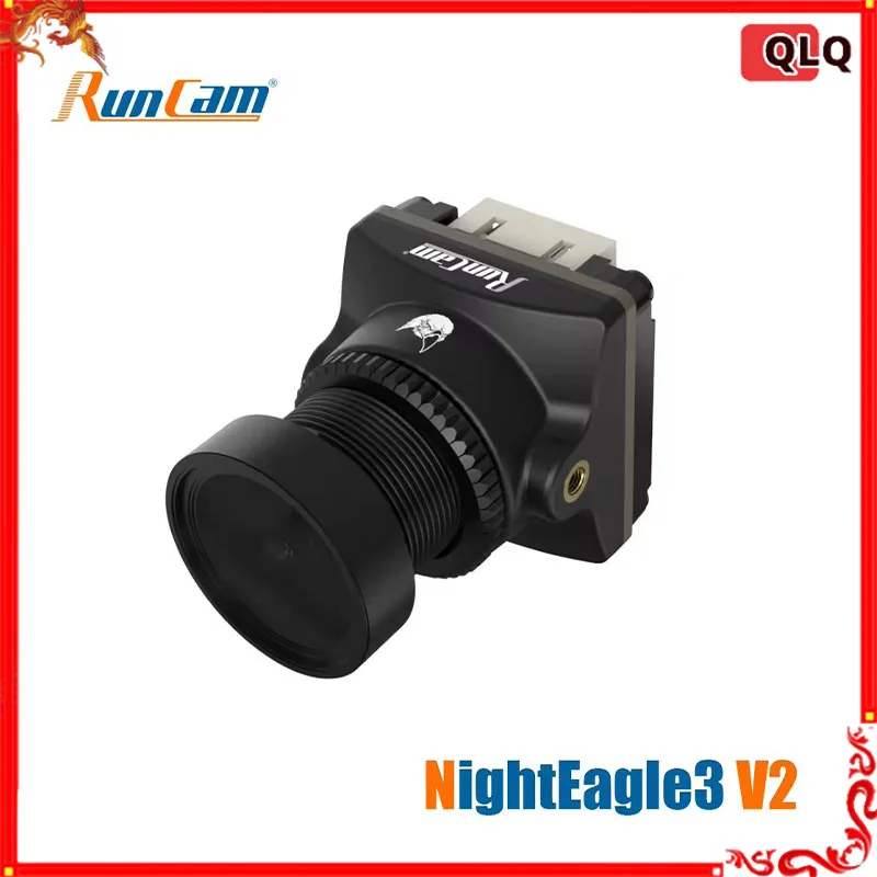 RunCam Night Eagle 3 V2 1500TVL 8.5g Ultra Light FOVD NTSC/PAL CMOS FPV Starlight Night Vision Camera for FPV RC Drone