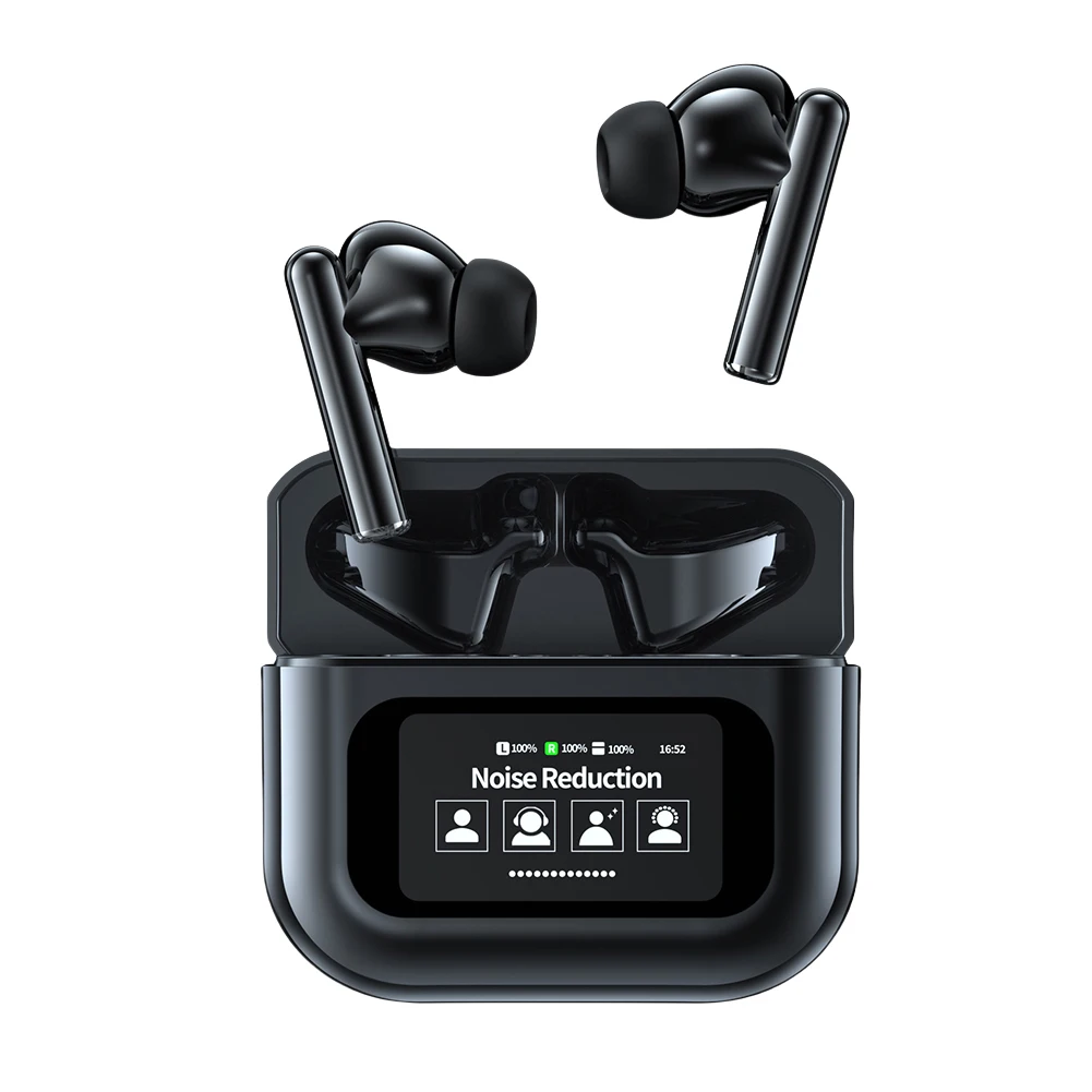 Écouteur Traducteur Instantané AI Avec écran - 135 Langues, 60h Autonomie, Bluetooth 5.4 - Pour Voyages Et Réunions - 3 En 1 (traduction, Appels, Musique)