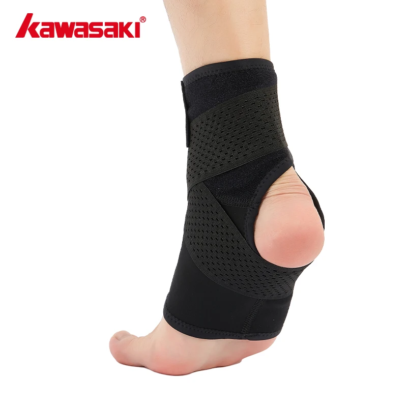 Kawasaki Sport Anklet Support Adjustable Comfortable Ankle Protection Suitable for Gym Football Sports Protection