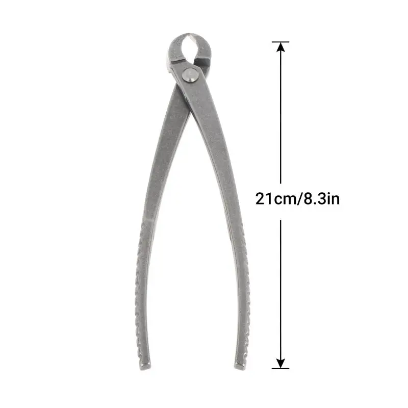 Bonsai Branch Cutter Heavy Duty 210mm Stainless Steel Rust Resistant Pruning Tool for Indoor Outdoor Potted Plant Care
