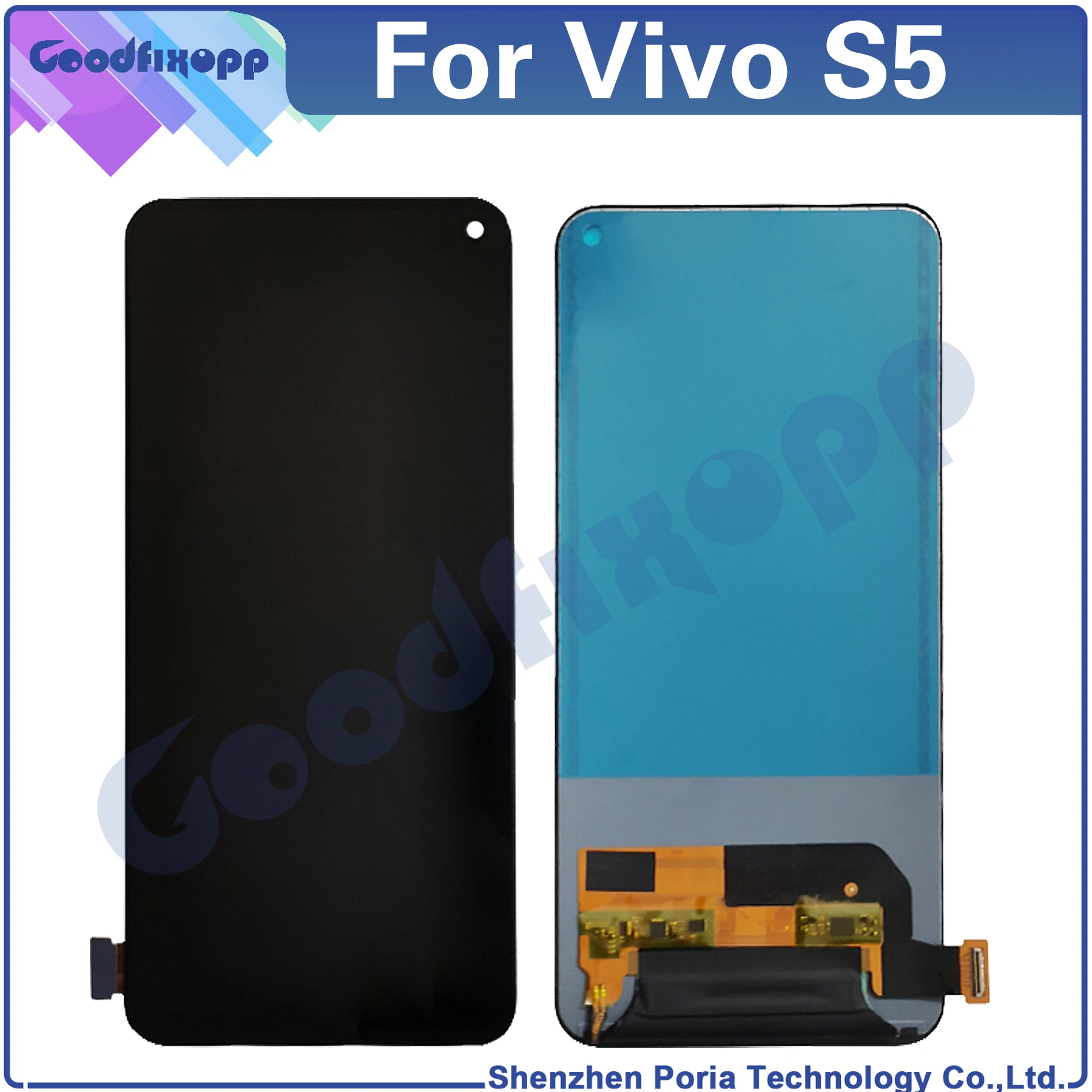 For Vivo S5 S6 S7 S7E S10E Y73S V1932A V1962A V2031A V2130A V2020A LCD Display Touch Screen Digitizer Assembly Replacement