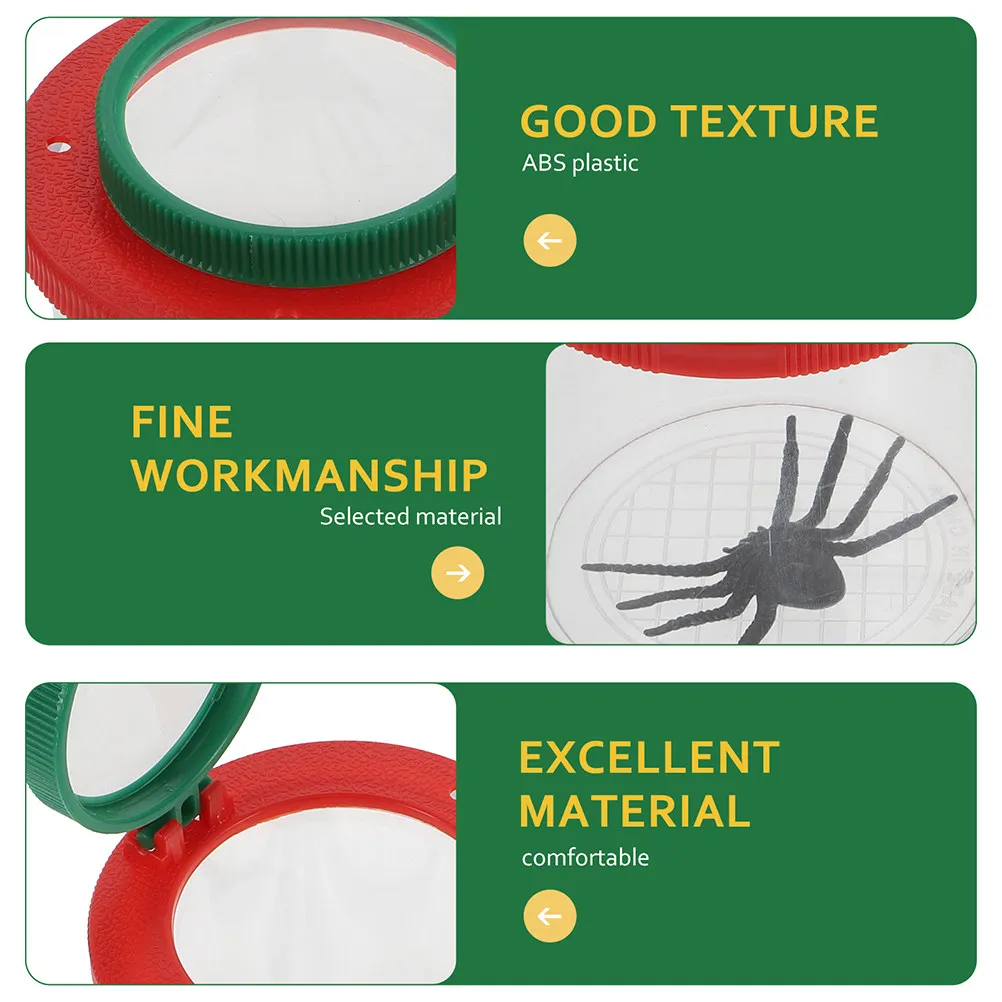 3-teiliges Insekten-Beobachtungsset mit Lupe, Lehrreiches Outdoor-Erkundungswerkzeug für Kinder