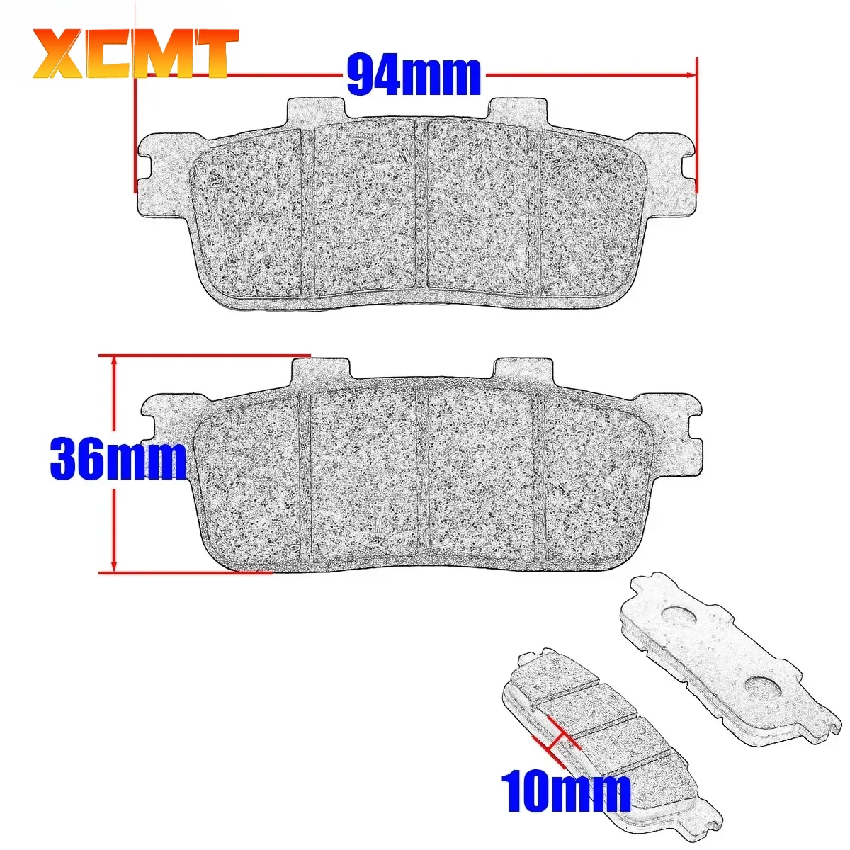 Motorcycle Front Or Rear Brake Pads Sets For SYM Joymax250 Joymax300 Joymax 250 250i 300i Cruisym 125 300 RV250 GTS250 RV GTS