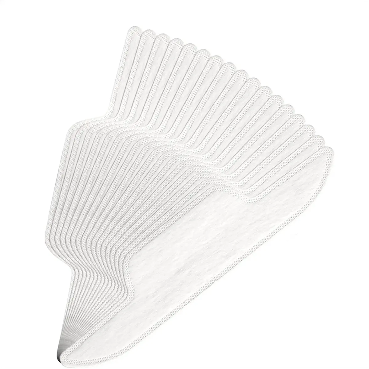 MALL 100 Pcs Hat Sweat Liner Golf Absorbent Sweat Pad Odor Soft Hat Sweat Protector Disposable Hard Hat Sweatband