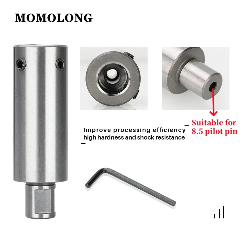 19mm Weldon Shank TCT Annular Cutter Extension Bar Length 25mm 50mm 75mm 100mm Annular Cutter Arbor