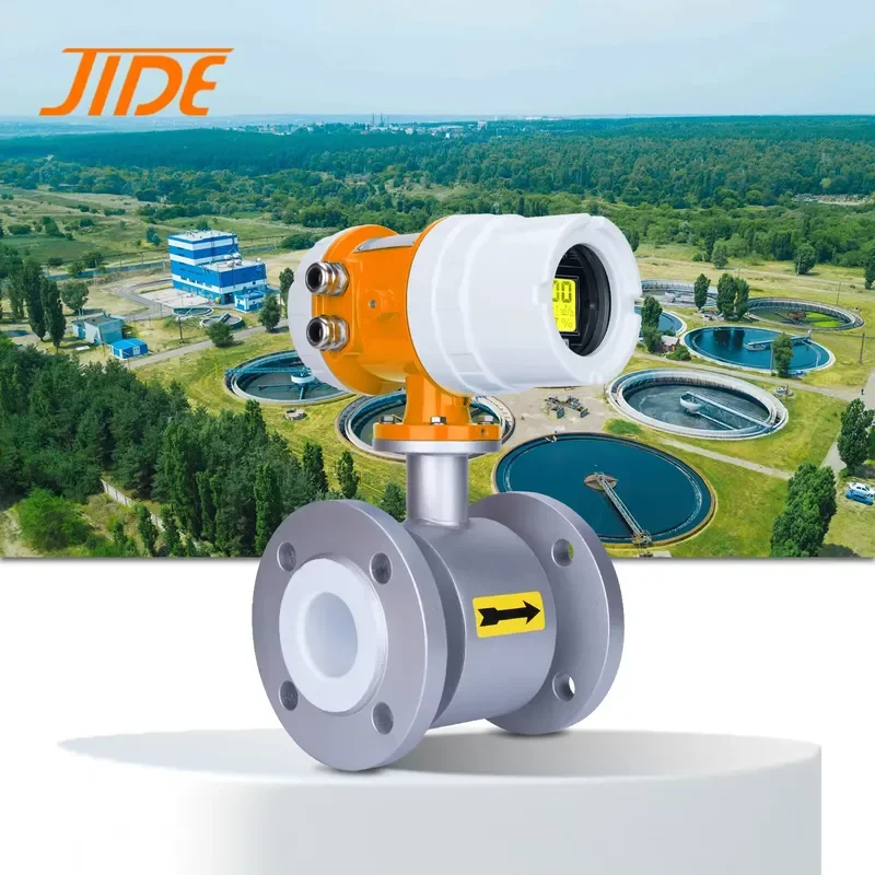 for RS485 4-20mA Output Converter AC220V DC24V Electric Digital Pulse Water Electromagnetic Flow Liquid Measurement