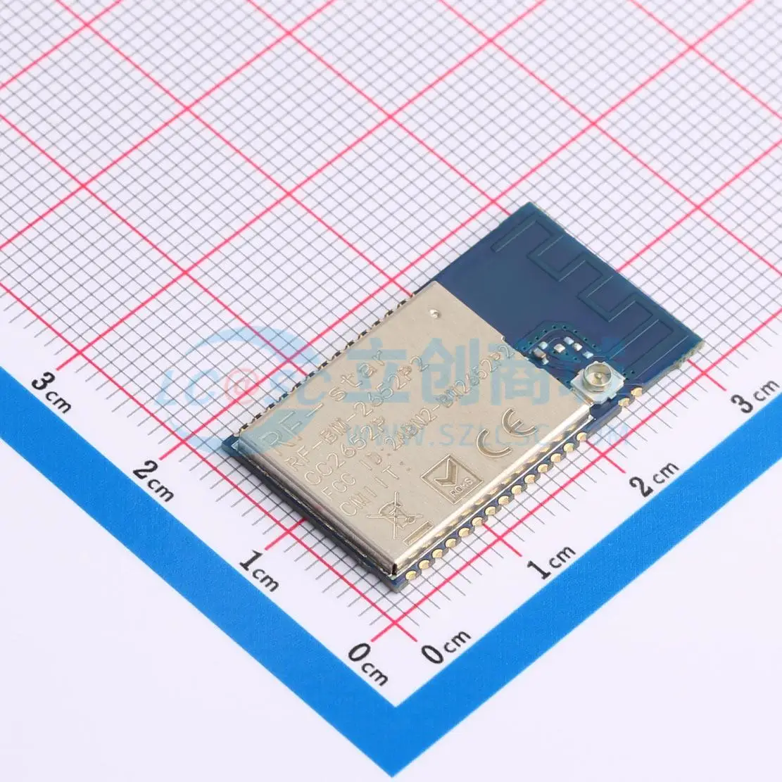 2pcs RF-BM-2652P2I SMD CC2652P I2C I2S ADC SPI GPIO Bluetooth Wireless IoT Module