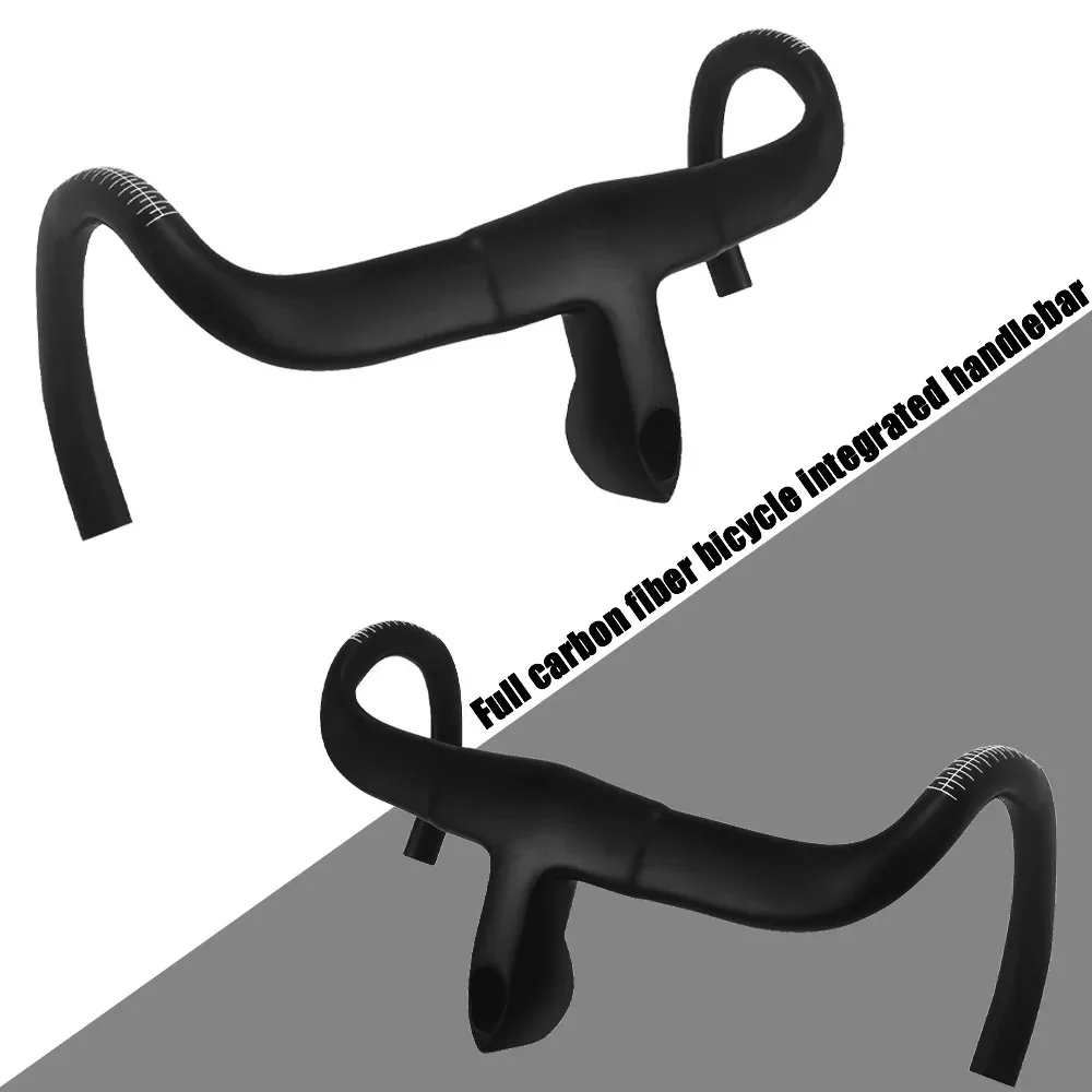 F14 Serie Rennrad-Lenker, T800 Carbonfaser Integrierter Dropbar, Eingebaute Garmin Wahoo Halterung, Interne Kabelführung Ultraleicht – Detail 9