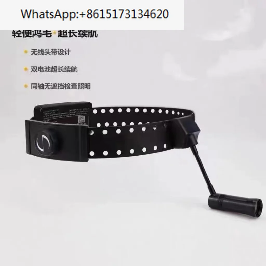 Headband headlamp wireless pet check LED headlight