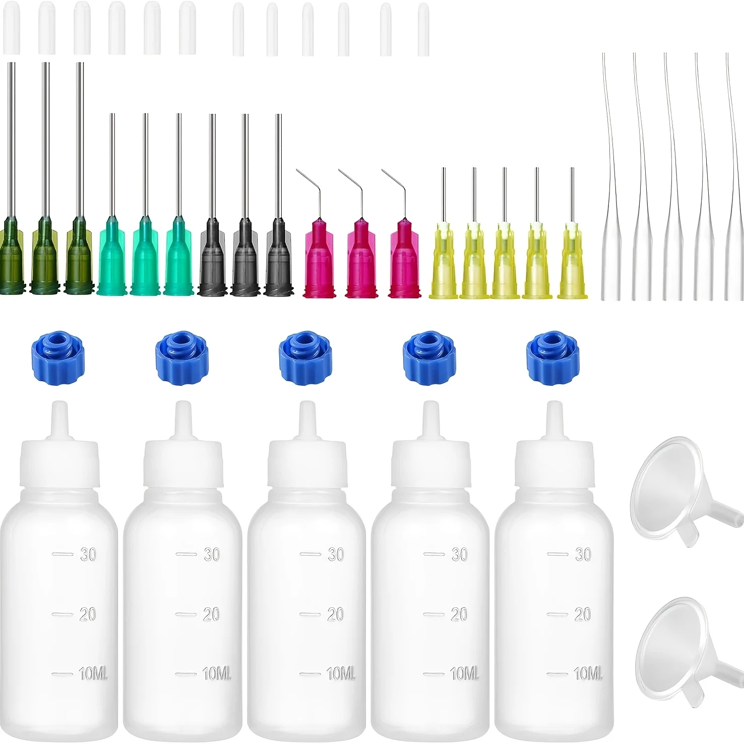 Präzisions-Klebstoff-Dosierflasche 30/50ml mit Nadelspitze und verschiedenen stumpfen Nadelgrößen 14ga 1/6ga 18ga 20ga 2 – Detail 7