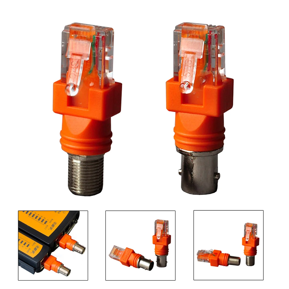 1PCS F-Type/BNC-Type Female Connector To RJ45 Male Connector Coaxial Barrel Coupler Adapter Coax Adapter RJ45 To RF Connector