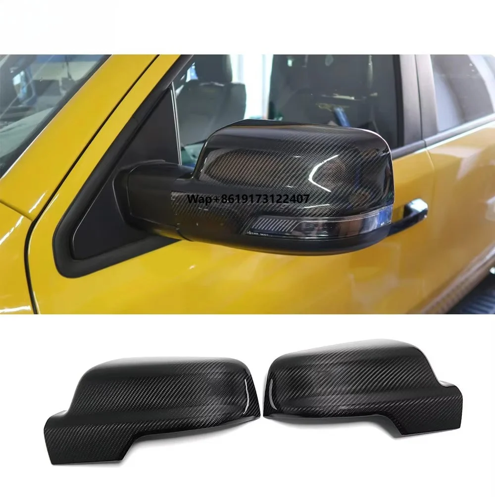 Dry Carbon Fiber Rearview Mirror Housings for 2021-2023 Dodge RAM TRX