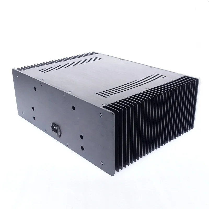 BZ4315B Factory Supply Classic Audio Aluminum Enclosure With Double Radiator OEM Power Amplifier Smart Equipment