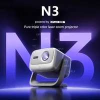 2025 New JMGO N3 Projector Optical Zoom Tri-Color Laser 4K 1700CVIA  Lumens  Large Screen Wall Projection Home Theater Projector