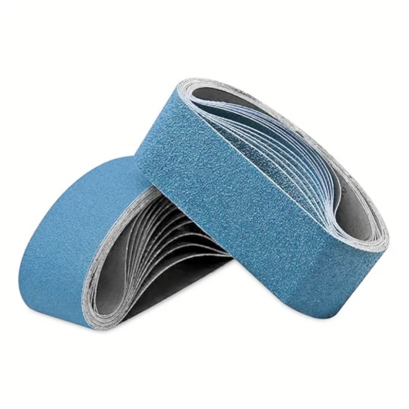 

10 шт. 3x18 дюймов (40-240 разряда) пояс с цирконием и песком, подходит для дерева, металла, автомобилей и мебели