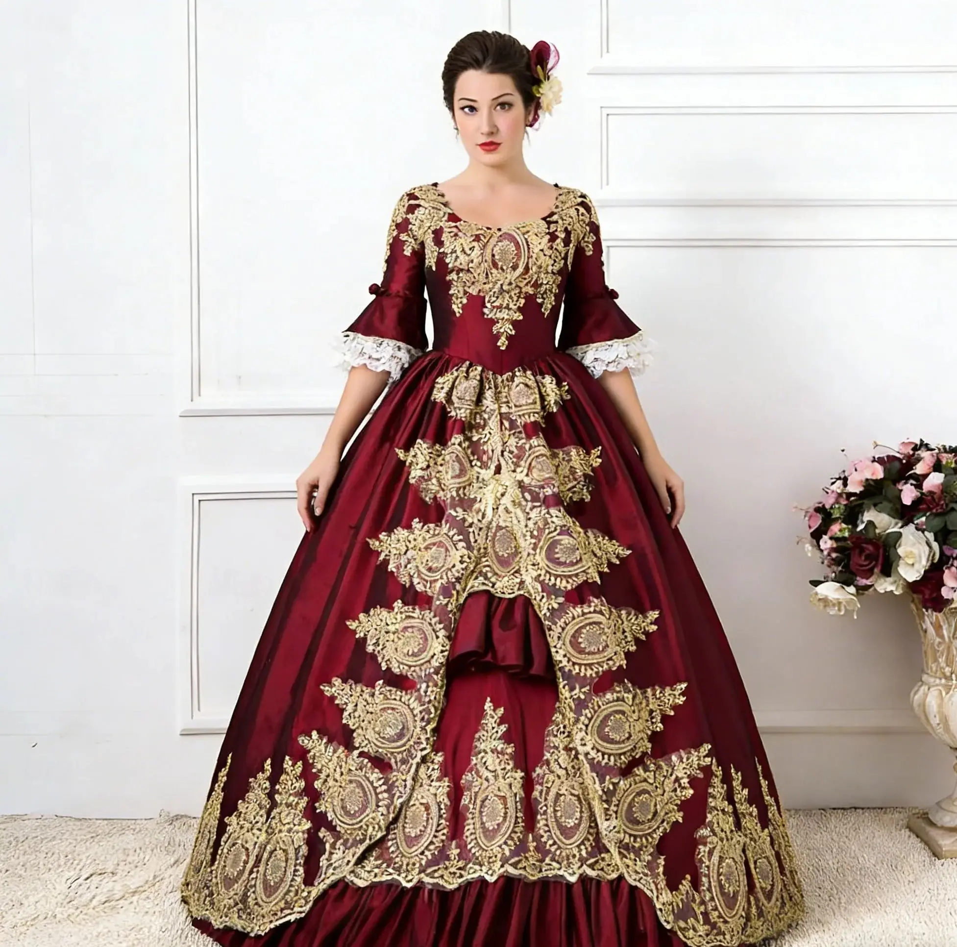 

Marie Antoinette Rococo Dress Victorian Ball Gown Renaissance Costume for Women