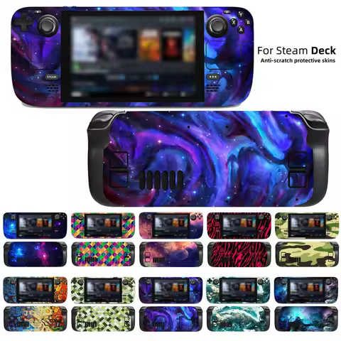Anti-scratch Stickers DIY Wrapping Cover for Steam Deck Decal Protective Cover Aesthetic Skin For Steam Deck