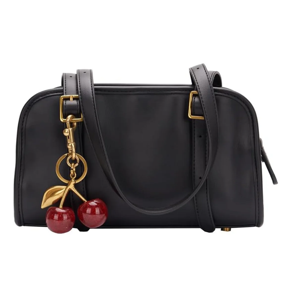 Cherry Bag Charm and Keychain Accessory Purse Charm -Perfect Fashion Addition for Everyday Style and Glamour,Lightweight image 3