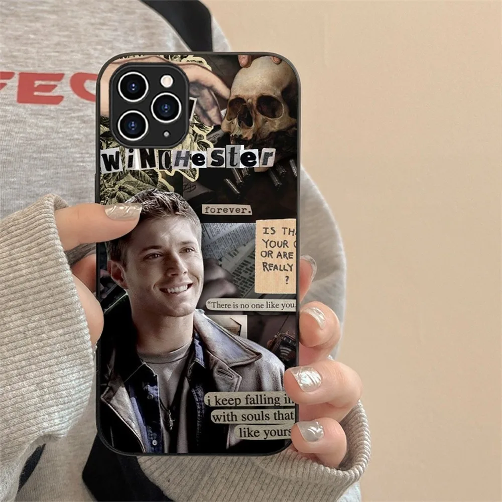 Supernatural Jensen Ackles Phone Case For Iphone 15 11 13 14 Pro Max 7 8 Plus X Xr Xs Max Se2020 12mini Cover Case