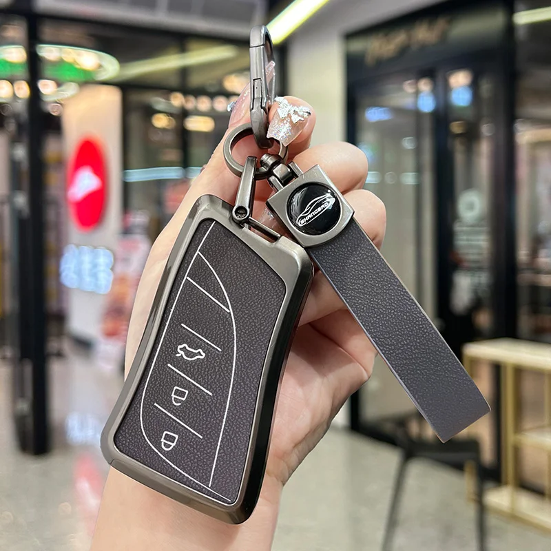 

3 4 Buttons Zinc Alloy Car Key Case Cover for Lexus UX ES UX200 UX250h ES200 ES300h ES350 US200 US260h Auto keychain Accessories
