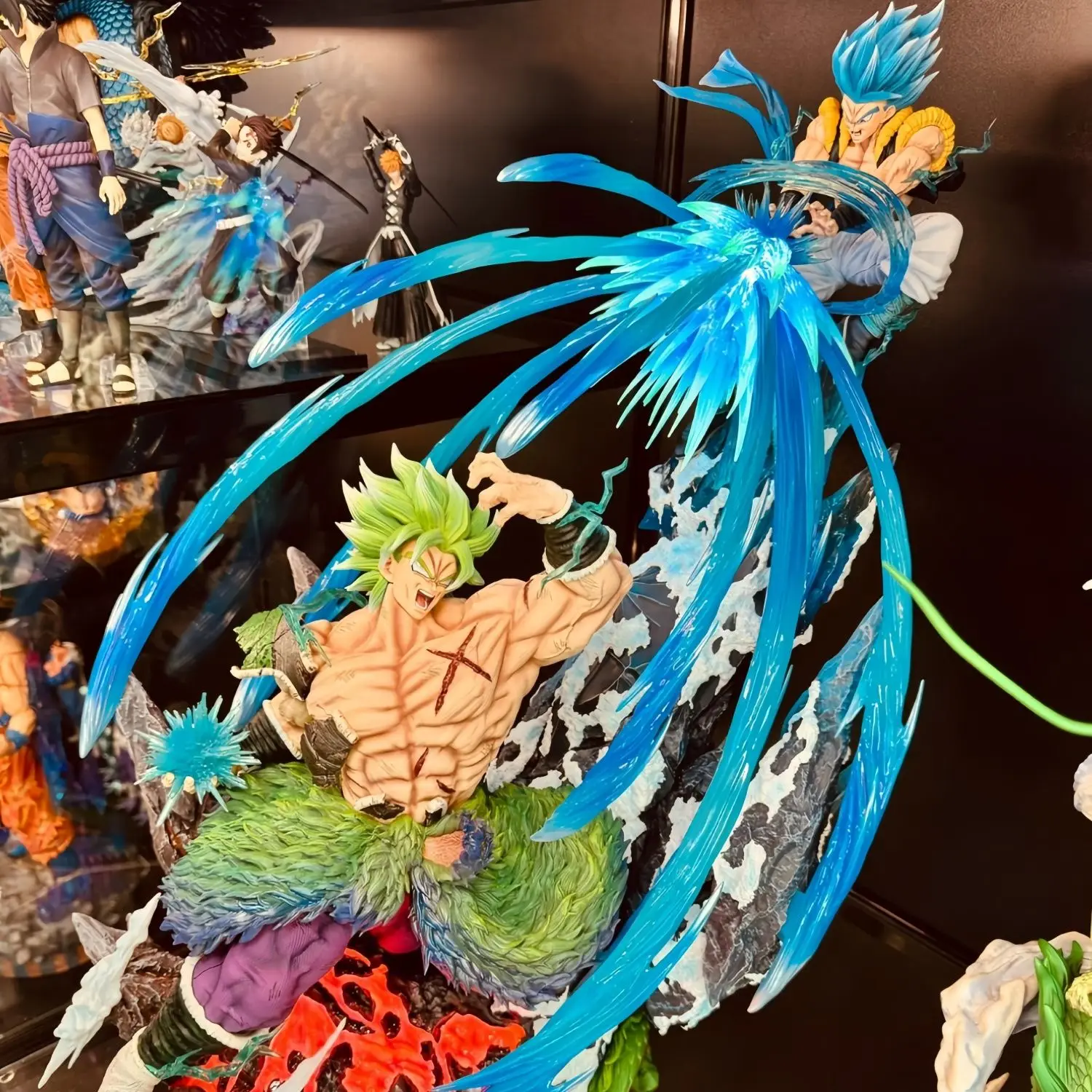 20 cm Dragon Ball Broly figurines d'anime Broly Vs Gogeta Figurine modèle Pvc Statue poupée Collection jouet décoration jouet de noël cadeau