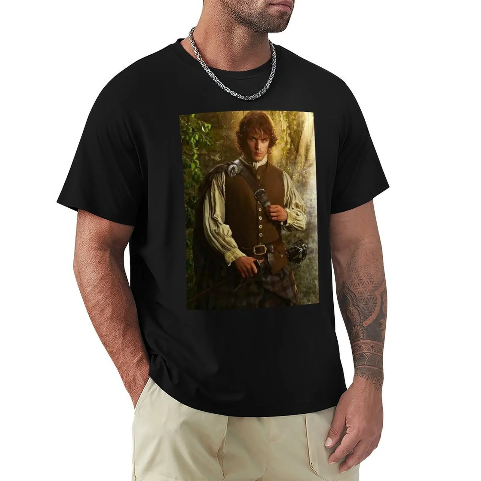 Sam Heughan T-Shirt Blouse anime figures sweat shirts, men