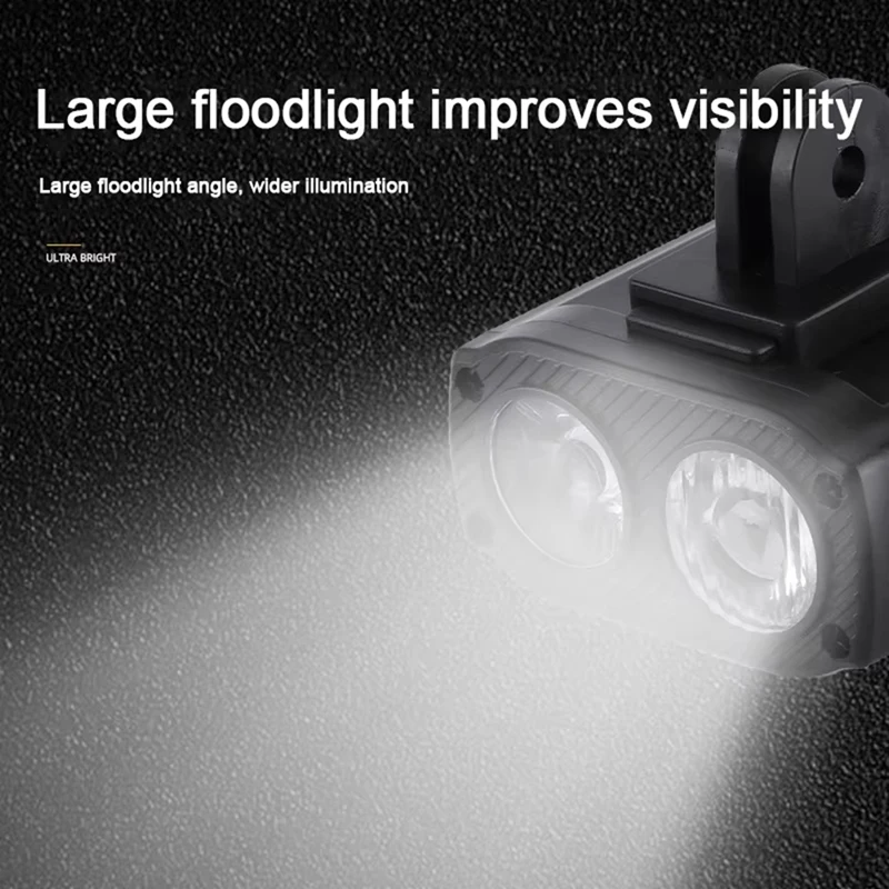 Rechargeable LED Bicycle Headlight - High-Intensity Night Cycling Light, Waterproof Front Lamp For Road Bikes