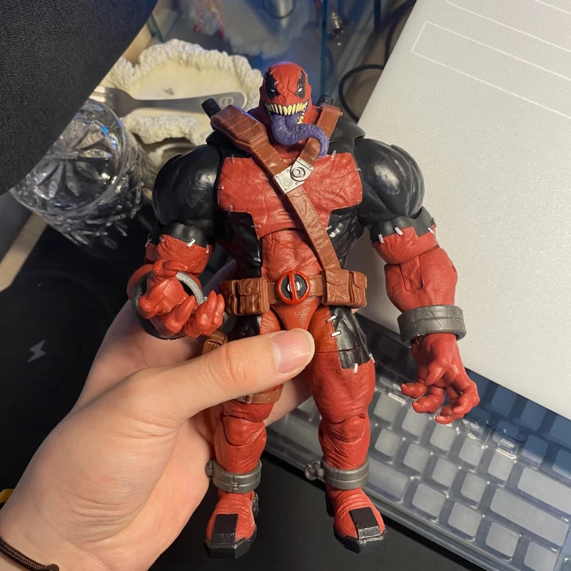 

20.5cm Marvel Venom Deadpool Combination Action Figure Model Collectible Doll Toy Birthday Christmas Gifts
