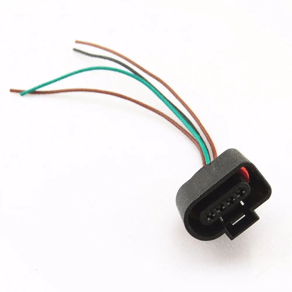 

4-pin Female Car Ignition Coil Connector Electronic Waterproof Repair Kit Harness Pigtail for A4 A6 Golf Passat Beetle 1J0973704
